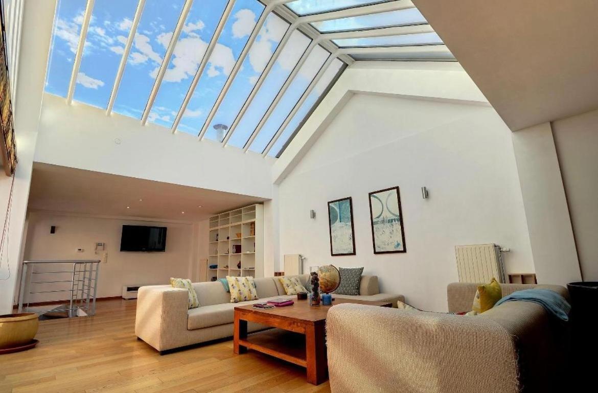 Down Town Spacious Duplex With Private Parking & Game Room Brusel Exteriér fotografie